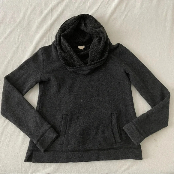 J. Crew Factory Funnel Neck Pullover Sweatshirt J - Picture 3 of 6
